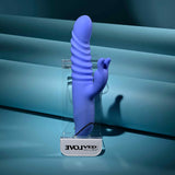 Evolved - Penggetar Arnab Boleh Dicas Semula Knock Knock (Biru)