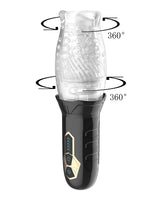 Secwell - Cyclone Spinning Oral Masturbator (Black) - Black