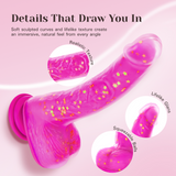 Tracy's Dog - JeliVoy Dildo Tolak Jellyskin (Merah Jambu)