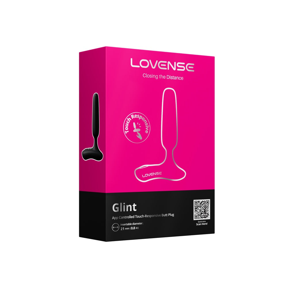 Lovense - Pal Dub Tanggap Sentuhan Dikawal Aplikasi untuk Dubur (Hitam)