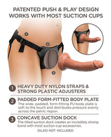 Pipedream - King Cock Elite Comfy Body Dock Strap On Harness (Black) – product view 5