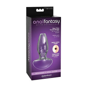 Pipedream - Anal Fantasy Elite Open-Ended Glass Anal Gaper (Clear) – product image