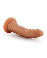 Blush Novelties - Dr Skin Glide Self Lubricating Suction Dildo (Brown) BN1185 CherryAffairs