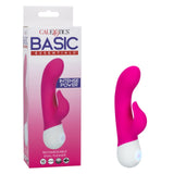 CalExotics - Basic Essentials Rechargeable Dual Pleaser (Pink) CE2182 CherryAffairs