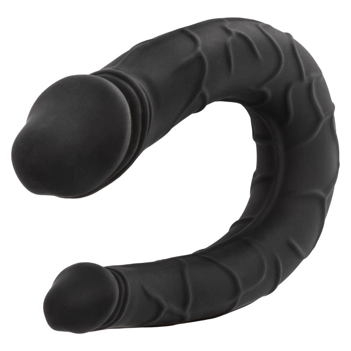 CalExotics - Boundless AC/DC Flexible Double Ended Silicone Dildo (Black) CE2186 CherryAffairs