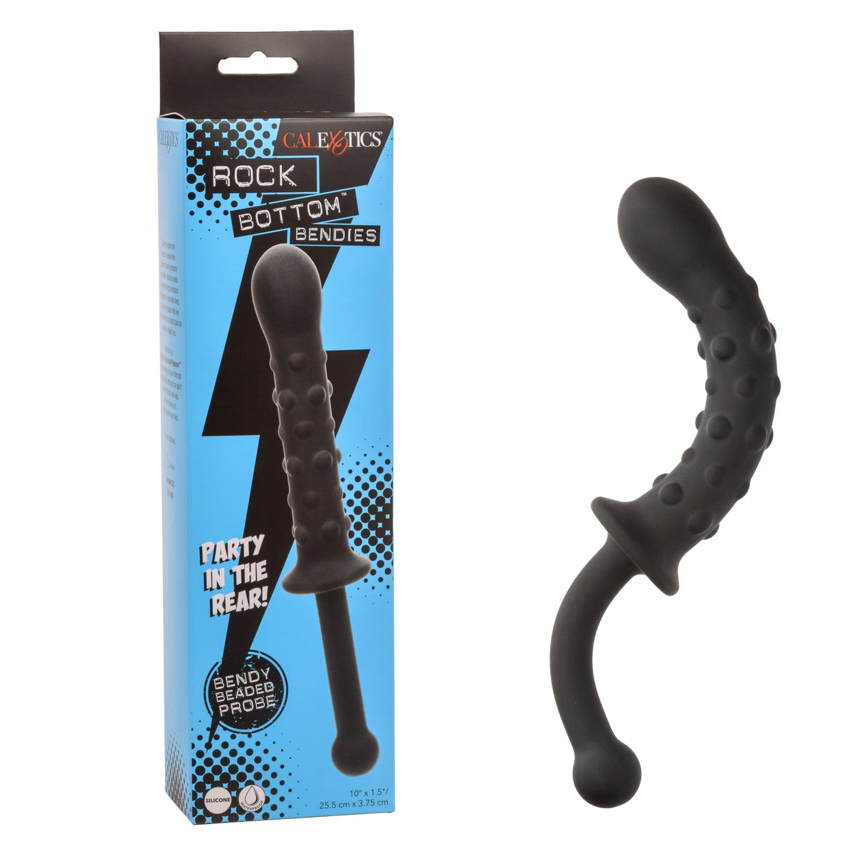CalExotics - Rock Bottom Bendies Beaded Flexible Silicone Prostate Probes CE2194 CherryAffairs