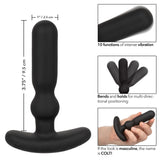 Colt - Rechargeable Anal T Vibrating Anal Plug (Black) CO1039 CherryAffairs