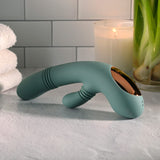 Evolved - Rub Me Tender Rechargeable Rabbit Vibrator (Green) EV1220 CherryAffairs