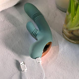 Evolved - Rub Me Tender Rechargeable Rabbit Vibrator (Green) EV1220 CherryAffairs