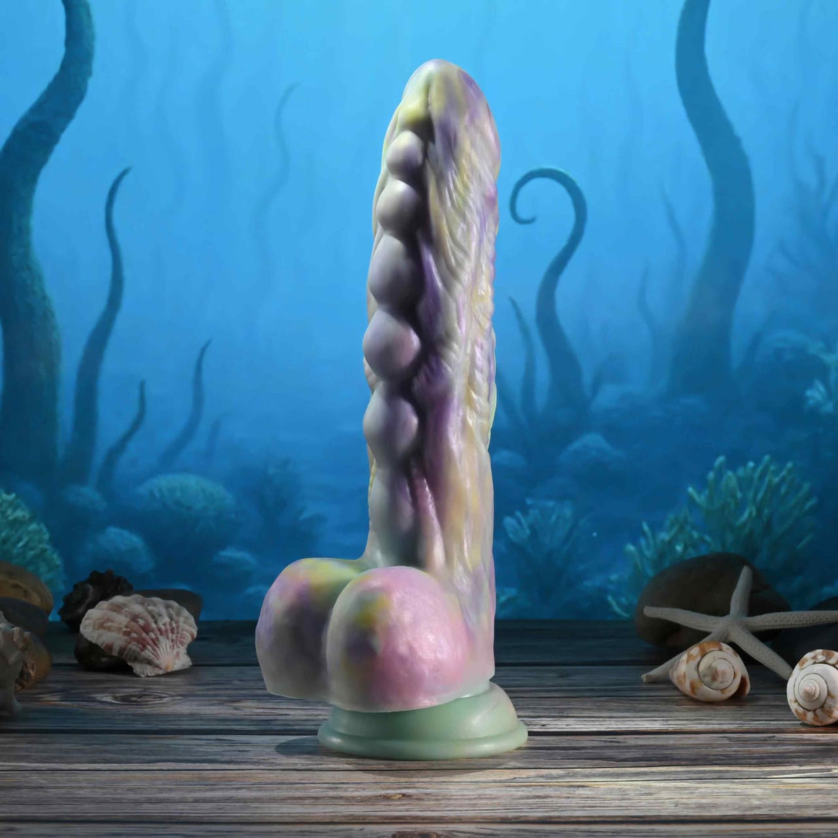Gender X - Monster’s Ball Remote-Controlled Thrusting Fantasy Dildo (Multi Colour) GX1001 CherryAffairs