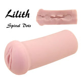 Tomax - Lilith Spiral Dots 纹理男性自慰器 Onahole（米色）