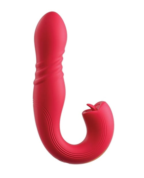 Honey Play Box - Joi Thrust 2 App-Controlled Thrusting Rabbit Vibrator (Red)