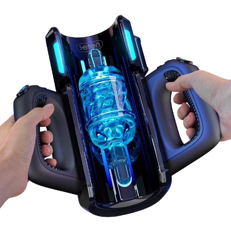 Leten - Cannon King Thrusting Pro Automatic Masturbator (Black) LET1032 CherryAffairs