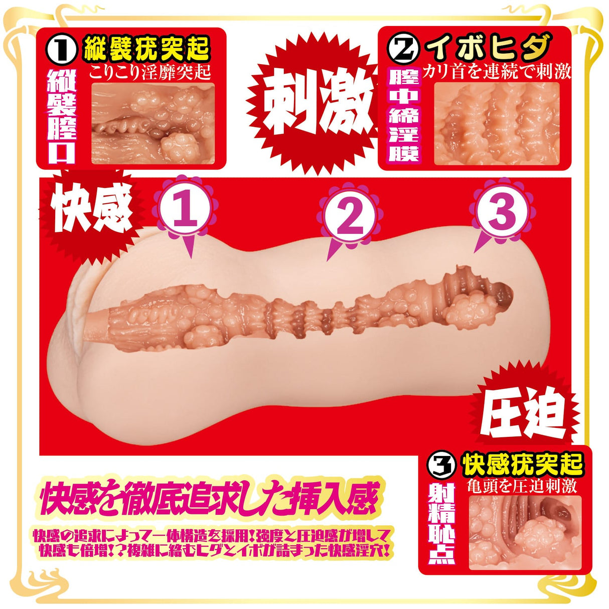 NPG - Yua Secret Club Realistic Onahole Masturbator (Beige) NPG1358 CherryAffairs
