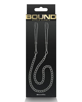 NS Novelties - Bound DC3 Nipple Clamps (Gunmetal) NS1181 CherryAffairs
