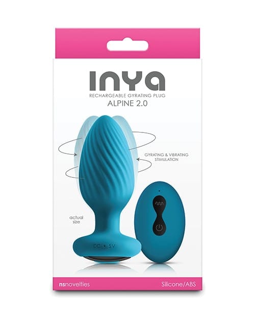 NS Novelties - INYA Alpine 2.0 遥控旋转肛塞（蓝色）