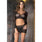 Rene Rofe - 2 Pieces Quarter Crochet Net Bodystocking Costume CherryAffairs
