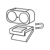 Lovense - Webcam Penstriman AI 4K Webcam 2 (Hitam)