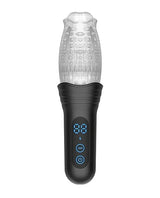 The Male Rose - Pro Thrusting, Rotating & Vibrating 3D Masturbator (Black) TMR1003 CherryAffairs
