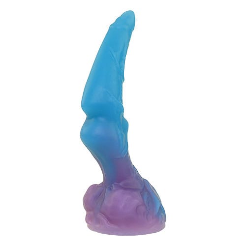 Tomax - Dildo Cawan Sedutan Silikon Fantasi Lembut Water Dragon Deep Blue (Biru)