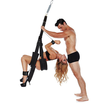 WhipSmart - Bondage Pleasure Swing (Black) WS1011 CherryAffairs