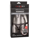 California Exotics - Her Royal Harness The Regal Duchess Strap On (Black)    Strap On w/o Dildo