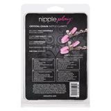 California Exotics - Nipple Play Crystal Chain Nipple Clamps CherryAffairs