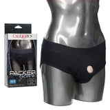 California Exotics - Packer Gear Black Brief Harness Strap On CherryAffairs