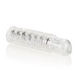 California Exotics - Reversible Textured Cock Sleeve (Clear) CE1522 CherryAffairs