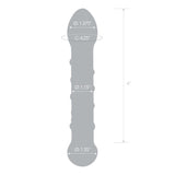 Glas - Spiral Staircase Full Tip Glass Dildo 7.25" (Clear)    Glass Dildo (Non Vibration)