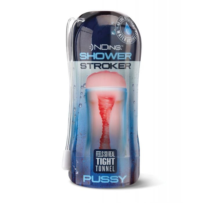 Happy Ending - Shower Stroker Pussy Cup Masturbator (Ivory)    Masturbator Soft Stroker (Non Vibration)
