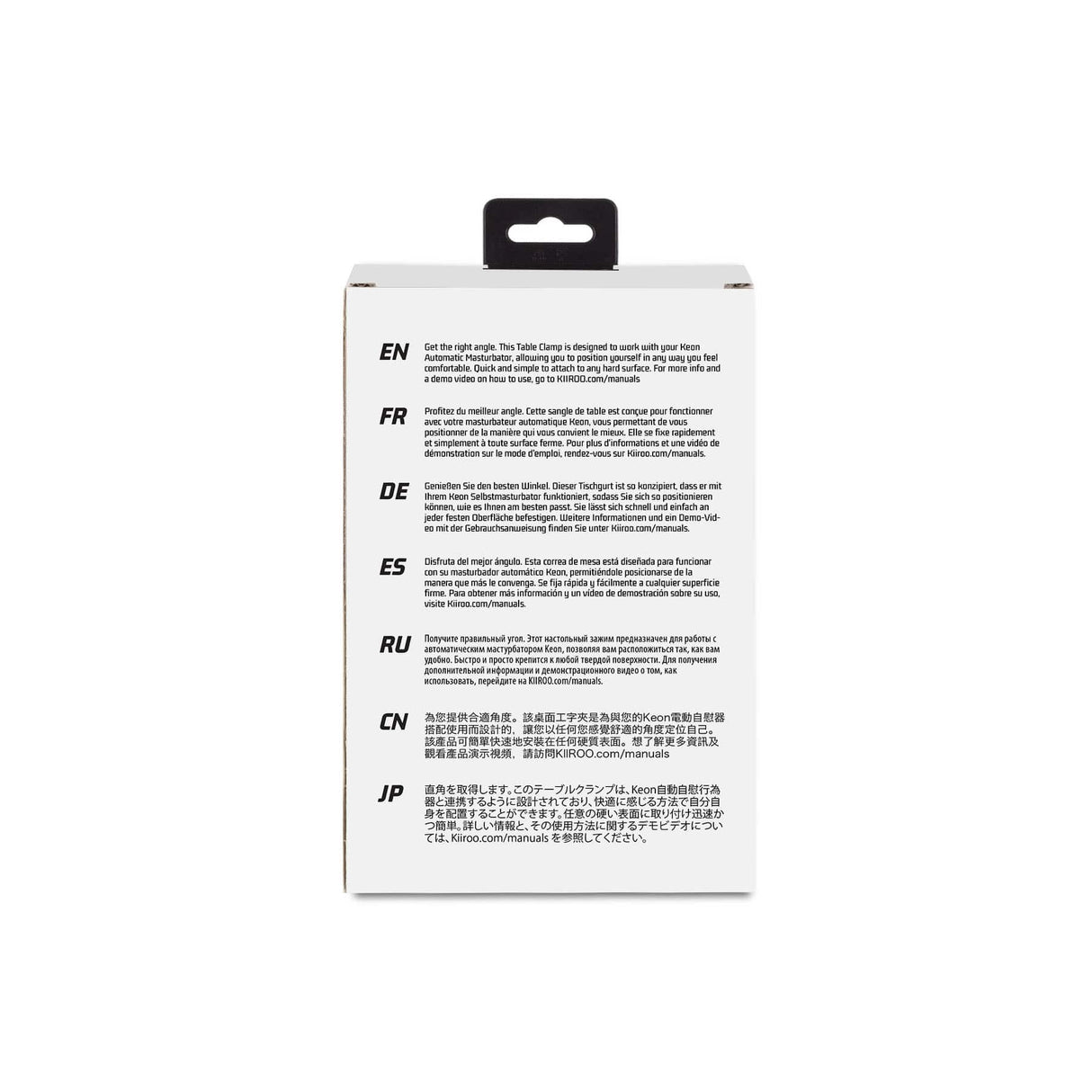 Kiiroo - Keon Masturbator Table Clamp Accessories KR1031 CherryAffairs