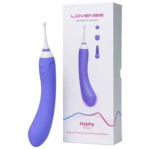 Lovense - Hyphy App-Controlled Dual End Vibrator (Purple)