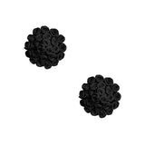 Neva Nude - Burlesque Nightfall Roses Reusable Silicone Pasties Nipple Covers O/S (Black)    Nipple Covers