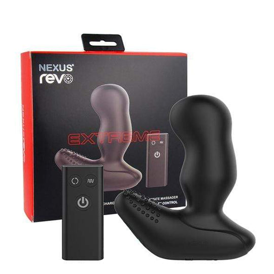 Nexus-Revo Extreme超大型可充电前列腺旋转按摩器（黑色）