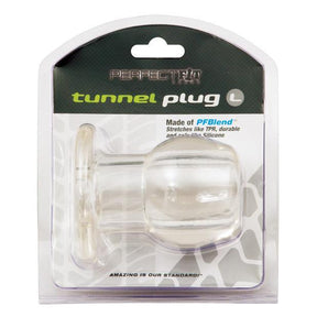 Perfect Fit - Large Tunnel Plug (Clear) - CherryAffairs.sg