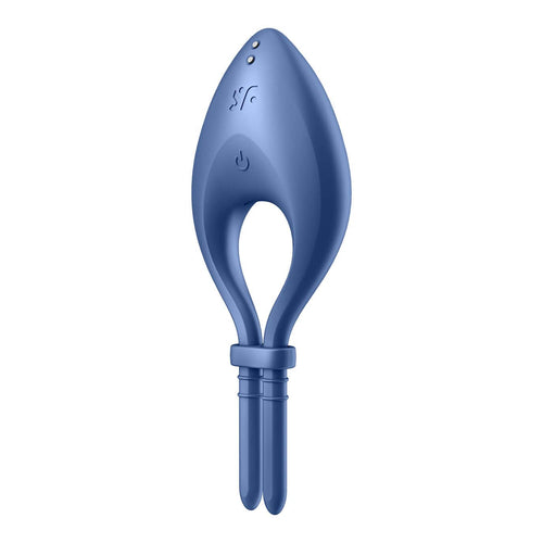 Satisfyer - Cincin Zakarp Bergetar Laras Kawalan Aplikasi Bulls Eye