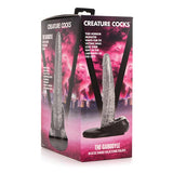 XR - Creature Cocks The Gargoyle Rock Hard Silicone Dildo (Silver/Black) XR1045 CherryAffairs