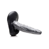 XR - Creature Cocks The Gargoyle Rock Hard Silicone Dildo (Silver/Black) XR1045 CherryAffairs